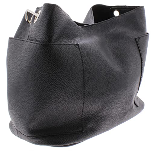 Steve Madden womens Boho Bucket Hobo Bag, Black, One Size US