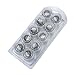 LUXJET® 10er Pack Mini RGB LED Luz Sumergible, Color Cambio, Control Remoto...