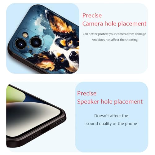 Dog for iPhone 14 Case | Trendy Slim Protection for Girls & Women & Teens (A1-Dog)