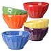 Signature Housewares Fluted Bowls, Assorted, Set of 6