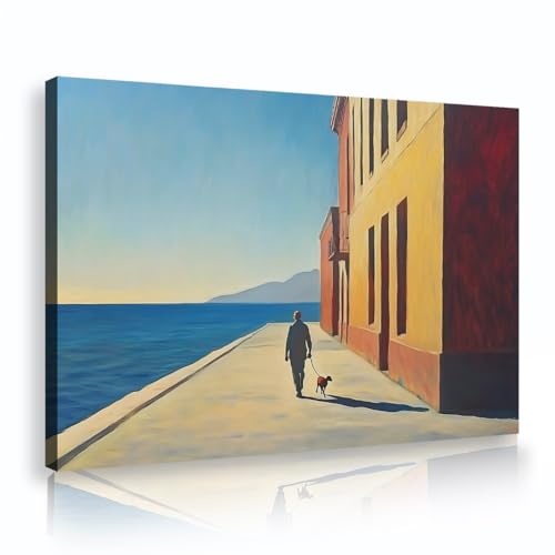 Peinture surréaliste encadrée avec toile de haute qualité 60x90cm