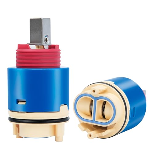 JH02BJ HL-40 Ceramic Pressure Balance Cartridge Replacement for Zurn, CFG, Dominion, Aqua Source, and More, 40mm Shower Faucet Cartridge