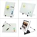 Magnetic Small Glass Whiteboard Desktop, ZHIDIAN 14x10 Portable Tempered Glass Dry Erase Board Panel with Adjustable Stand for Desk, Tabletop Glass Writing Board Easel for Office Home