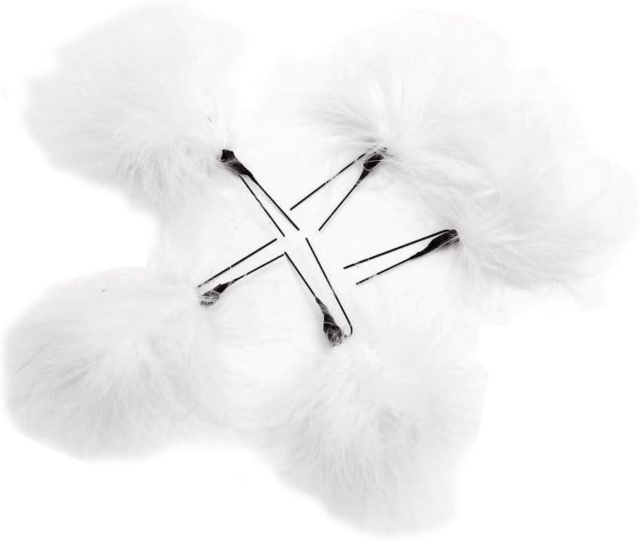 楽市きもの館 髪飾り 成人式 結婚式 和装 ファーUピン5本セット 