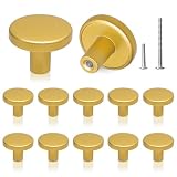 YSDMY 12 Piezas Tiradores Cajones, Pomos Armario para Muebles Armario (Oro)