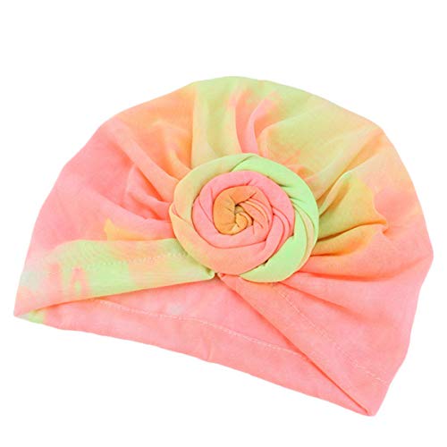 Qhome Girls India Hat Kids Turban Cap Kids Beanie Headband Toddler Tabbit Ear Hat Kids Set Head Cap Baby Hats #TOP2
