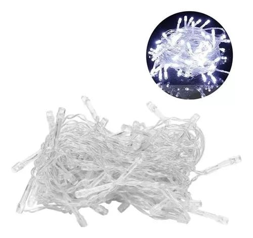 Pisca Sequencial de Natal, 10 Metros, 100 LEDs Branco