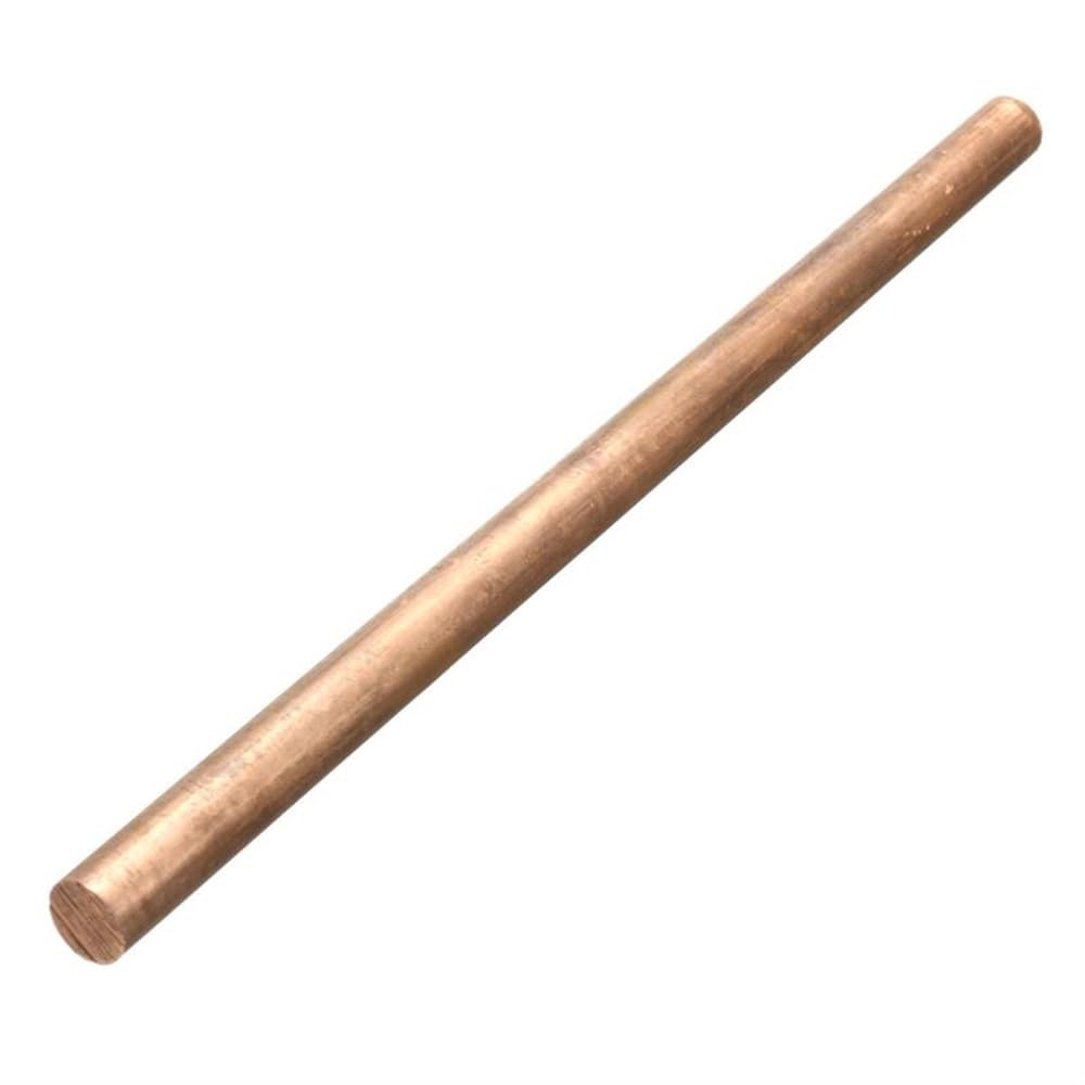 Barra redonda de cobre macizo, Barra de cobre macizo de 100 mm de longitud, varios tamaños, diámetro de 14 mm a 30 mm.(25x100mm)