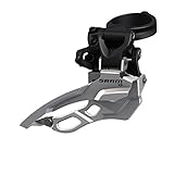 SRAM X.5 3X9 Front Derailleur for 9 Speed Chains, Black, High-Clamp