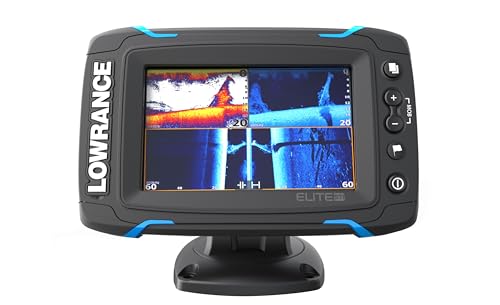 Lowrance Elite-5 Ti 000-12421-001 Fishfinder Chartplotter with Downscan Xdcr