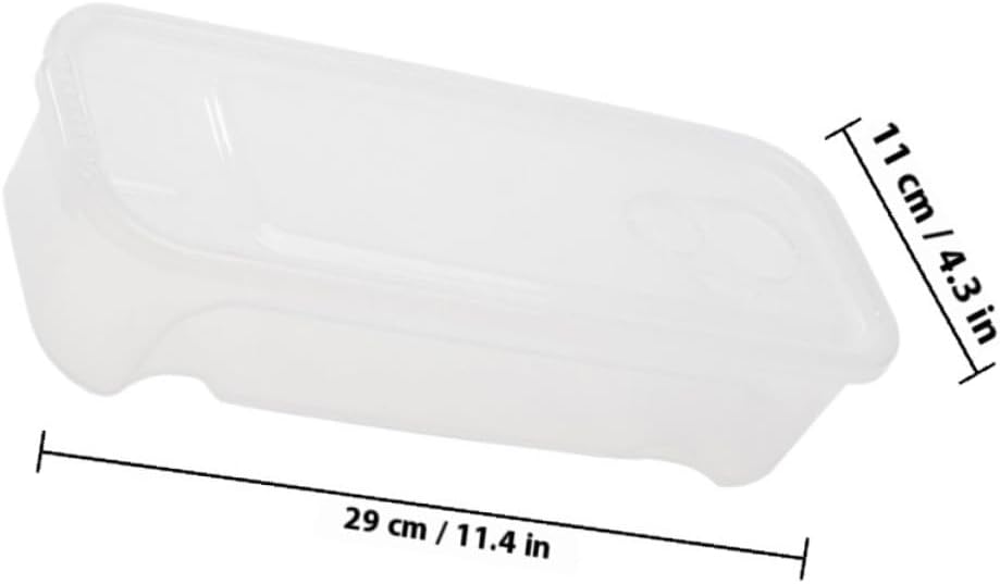 TOYANDONA 2pcs Rectangular Pasta Noodle Storage Boxes Airtight PP Canisters image 2