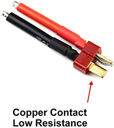 3 Pairs T Plug Connector Female and Male Deans with 12AWG Silicon Wire for RC Lipo Battery Cable Drone