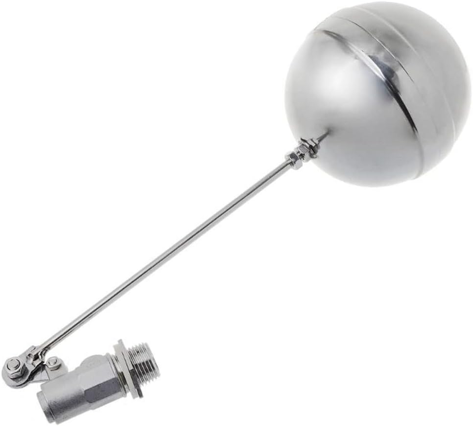 DN15 Stainless Steel Float Valve for Water Tank - Adjustable Flow Control Sensor Valve, 1PCS