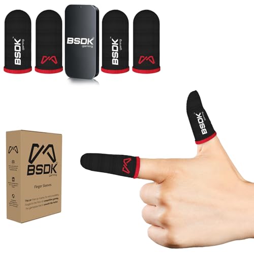 Image of World's Most Durable Thumbsleeve /Fingersleeve | BSDK Gaming Thumb & Finger Sleeve for Mobile Game| 4 Pieces | Metal Box | Made for PUBG, CODM and Freefire