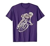 Skeleton Cycling Bike Halloween Bicycle Biking T-Shirt