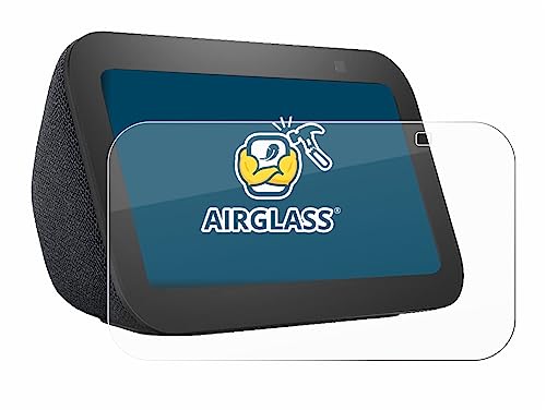 BROTECT Protector Pantalla Cristal para Amazon Echo Show 5 (3a Gen.) Protector Vidrio – [Dureza 9H, Anti-Arañazos]