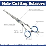 Hair Cutting Scissors Kit,27PCS Professional Stainless-Steel Sharp Barber Professional Hairdressing Shears Set with 6.5 Inch Cutting Scissors,Thinning Shears for Man Woman Adults Kids Home Salon - Image 2