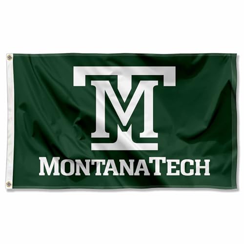College Flags & Banners Co. Montana Tech Diggers Wordmark Logo 3x5 Grommet Flag