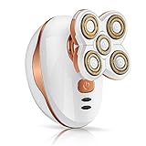 Afeitadora Eléctrica para Mujer - Liberex Removedor de Cabello Femenina, Recortadora Recargable de Precisión con 5 Cabezales Flotantes, Afeitadora Corporal para Brazos Piernas Bikini