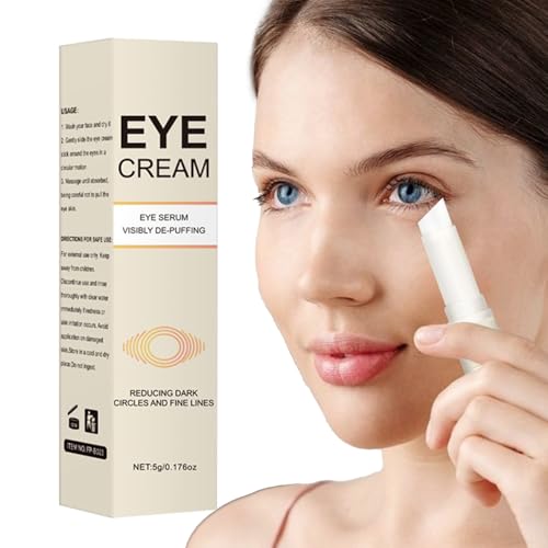 Crema idratante per gli occhi, per la cura contro le occhiaie, balsamo rassodante per donne e uomini contro le occhiaie