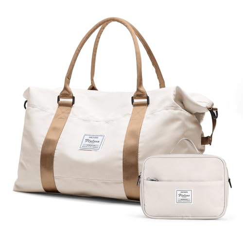 Travel Duffel Bag,Sports Tote Gym Bag,Shoulder Weekender Overnight Bag for Women