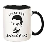 Fonhark - What The Actual Fuck, Creek Merch, David Rose Quotes Mug, 11 Oz Novelty Coffee Mug/Cup