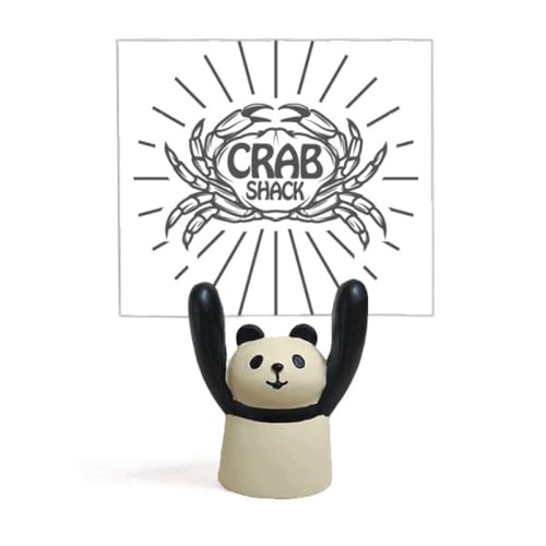 Support radial croquis crabe pour dessiner sur bureau panda