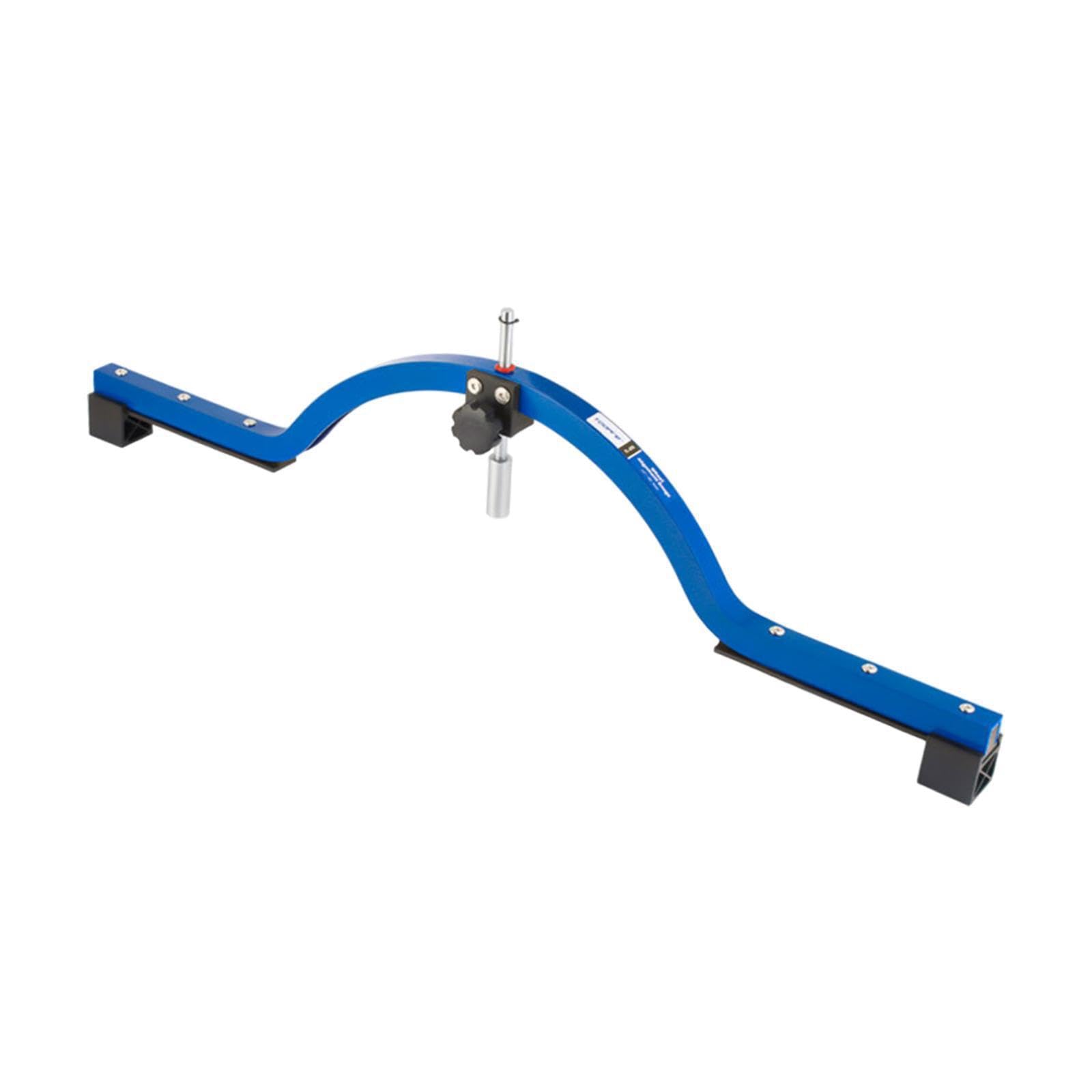 Medidor de alineación de ruedas portátil para herramienta práctica para platos 12 a 29 pulgadas, color negro, Azul