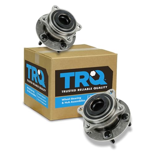 Image of TRQ Left and Right Wheel Bearing and Hub Assembly Set 2 Piece Compatible with 07-14 Hyundai Santa Fe 07-20 Santa Fe AWD 13-14 Sport 13-18 Sport AWD 11-15 Kia Sorento