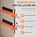 Drawer Slide Installation Jig Kit, New Upgraded Adjustable Precision Cabinet Drawer Jig Tool Cabinet Door Mounting Jig with Toggle Clamp for Fast Install