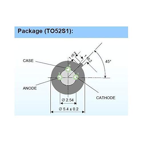 Photodiode TO52S1 APD - Fotodiodo ad alta velocità e alta sensibilità, AD500-8