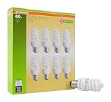 Sylvania CFL T2 Twist Light Bulb, 60W Equivalent,...