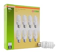 Algopix Similar Product 2 - Sylvania CFL T2 Twist Light Bulb 60W