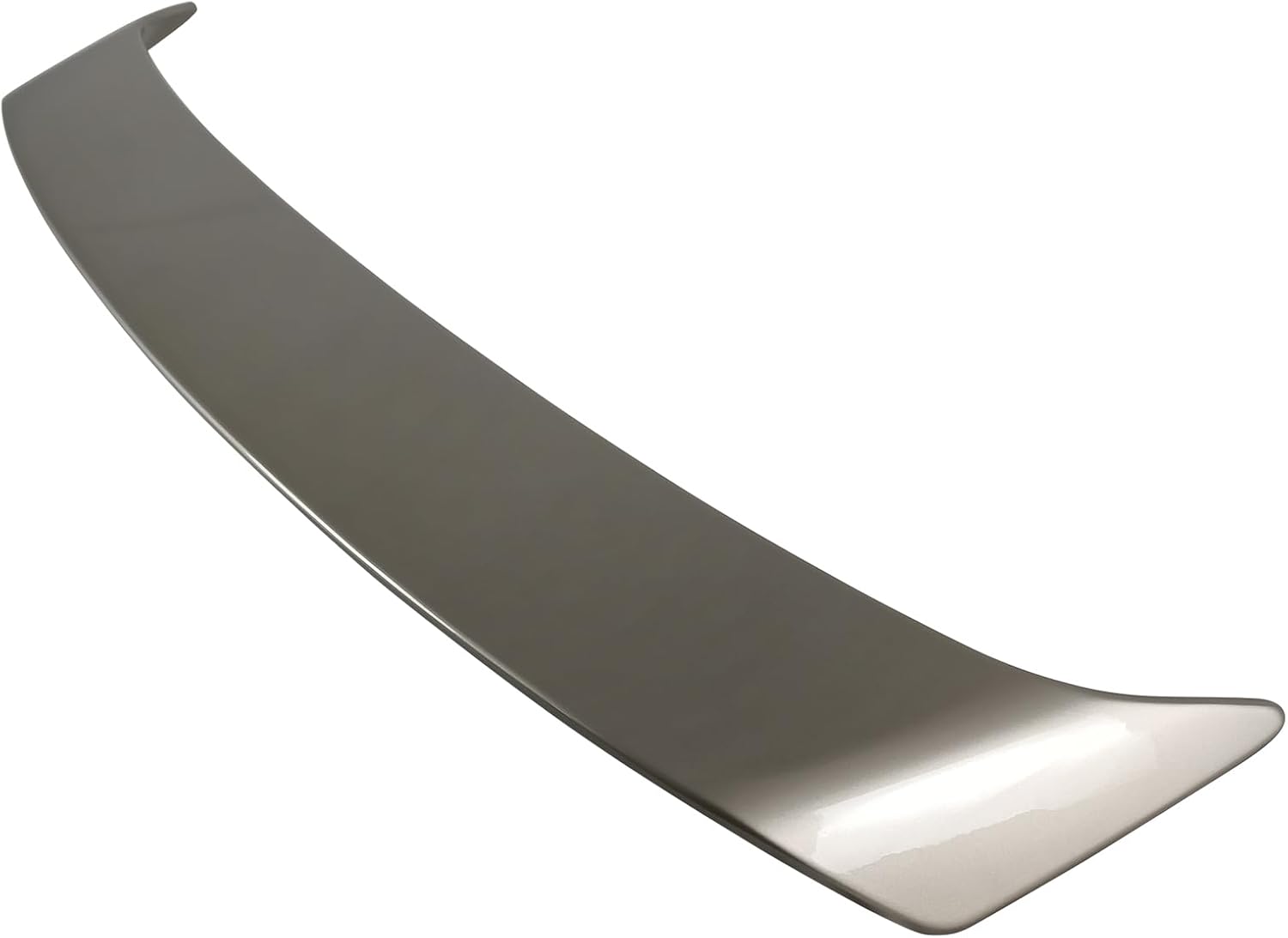 IKON MOTORSPORTS, Trunk Spoiler Compatible with 2009-2013 Toyota Corolla, Painted #4Q2 Desert Sand Mica ABS Plastic Rear Trunk Lid Spoiler Wing Lip W/LED Brake Light