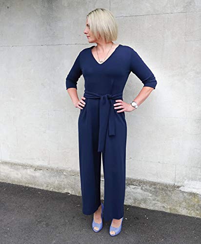Style Arc Sewing Pattern - Brice Knit Jumpsuit (Sizes 04-16) #TOP1