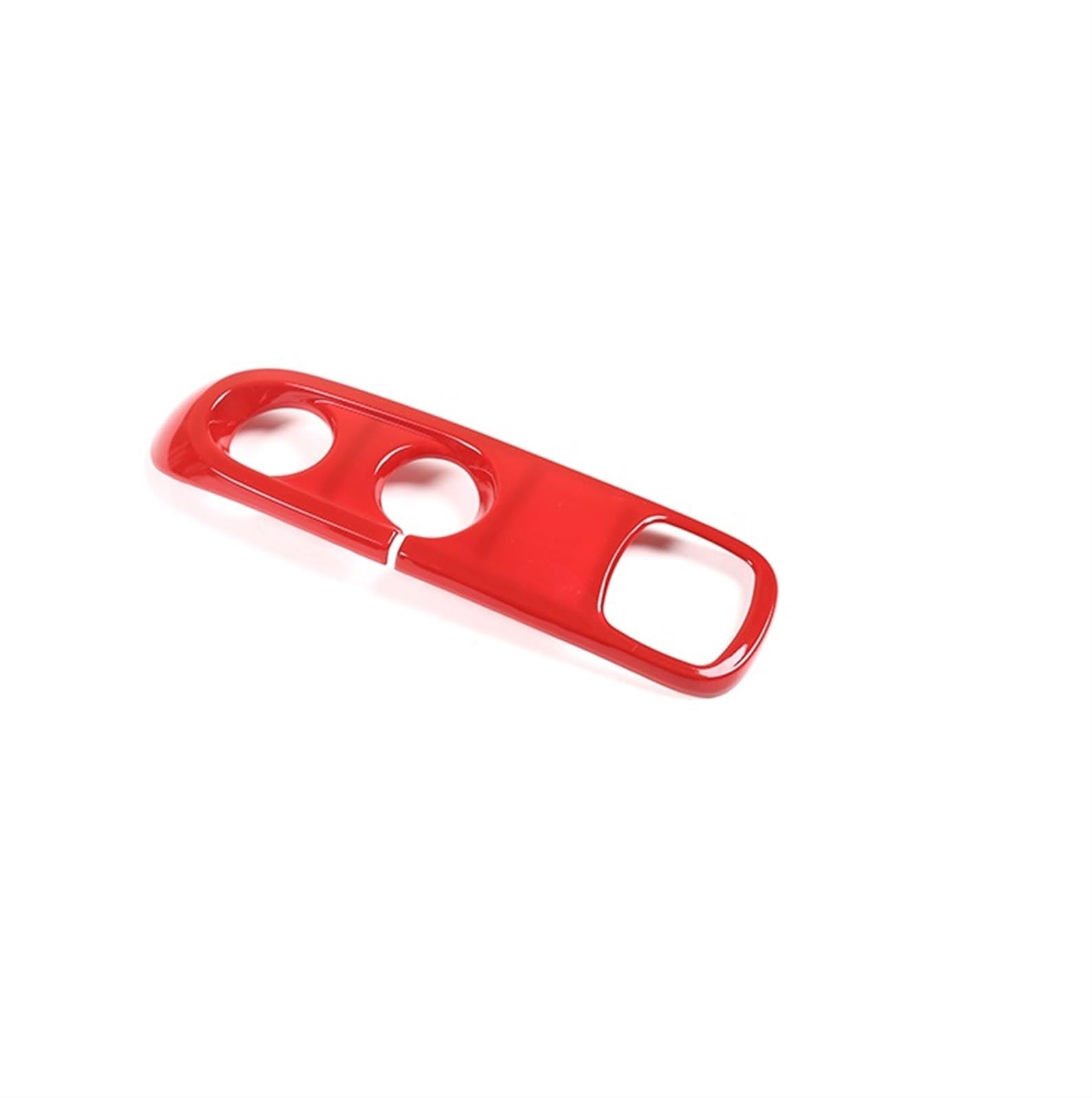 Komponenten Abs Aufkleber Für Autokonsolen-Gangschaltungskastenverkleidung Für Smart 451 Für Fortwo 2009-2015 LHD(Rood)