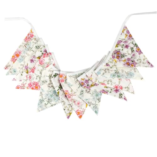 Banniere triangle en coton réutilisable pour eviter le plastique jetable - 5