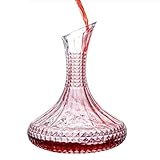 Capacité généreuse : idéale pour recevoir Avec une capacité de 1 500 ml, cette carafe peut accueillir confortablement une bouteille de vin pleine, ce qui la rend bien adaptée aux réunions décontractées et aux événements formels. Sa taille ample permet une aération efficace, rehaussant la saveur et l'arôme du vin.