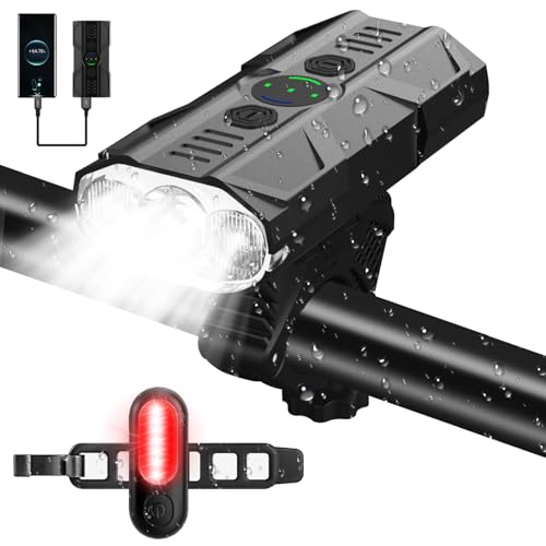 bike headlights rechargeable-batteries