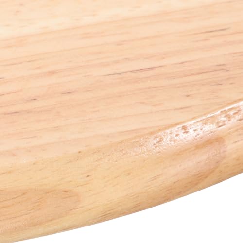 Housse de siège en bois massif kaki de tabouret rond chic - 7