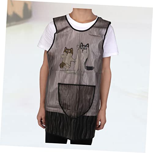 Ipetboom Avental De Corte De Cabelo Corte De Cabelo Capa Salão De Beleza Roupas De Tingimento De Cab