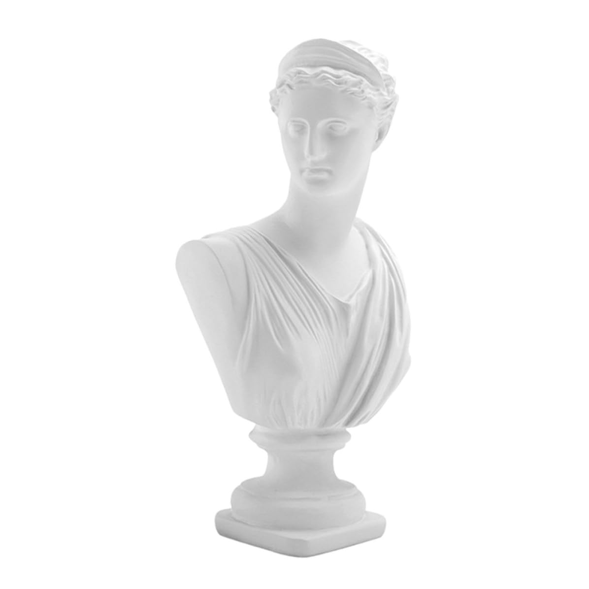Buste de déesse résine blanc pour créer une ambiance artistique unique