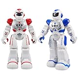 Sikaye Remote Control Robot for Kids, Intelligent Programmable Robot with Infrared Controller Toys,