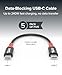 Plugable USB C to USB C Cable, Data Blocker Charge Only Cable 6in (Pack of 5): 240W Safe Charging for MacBook Pro, iPhone 15/16, iPad, XPS and More USBC Devices (USBC-CCS5X)