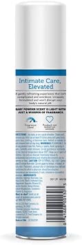 Summers Eve Baby Powder Feminine Freshening Spray, Daily Gentle Intimate Deodorant, Neutralizes Odor, pH Balanced, Talc Free, Sensitive Skin, 2 Ounce (Pack of 1)
