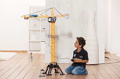 Dickie Toys - Mega Crane (120 cm) – extra großer Spielkran für Kinder von 3 - 5 Jahren, mit Fernbedienung, Seilwinde… – Bild 5