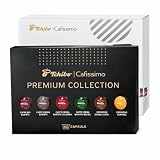 Tchibo CAFISSIMO Pure Plus Kaffeemaschine, Schwarz, 1250 W, 800 ml, mit 60 Kapseln der Premium-Kollektion, Espresso Barista, Caffè Crema, Kolumbia und Brasil, Espresso Caramel, Double Choc