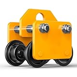 carrello doppio asse ribaltabile Applicazioni versatili: ideale per fabbriche, cantieri e magazzini, questo strumento eccelle in diverse attività di sollevamento con un'ampia gamma di regolazione e una semplice installazione per un funzionamento flessibile.