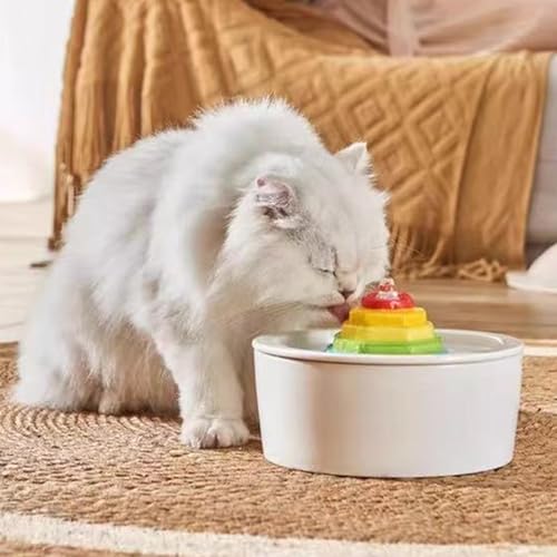 Fuente de agua cerámica para gatos 1.5L ultracria miniatura 3
