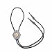 Lychee Horse Head Leather Bolo Bola Tie Necktie Western Cowboy Rodeo Necklace